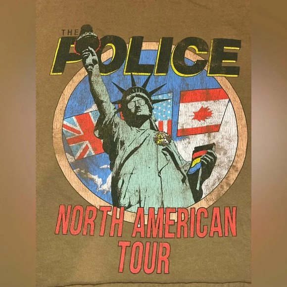 The Police North American Tour 2013 T-shirt cropped
S/M - Picture 6 of 9